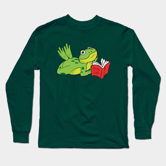 Frog Life Long Sleeve T-Shirt by GnarllyMama